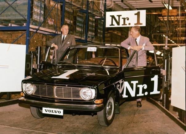 Volvo 144 Nummer 1 von 1966.  Foto:Hersteller